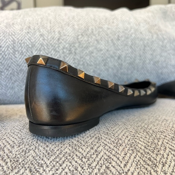 Rockstud Pointed Toe Ballerina Flat - Picture 7 of 15